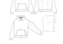 provide the clothing sewing pattern, 3d mockup, tech pack